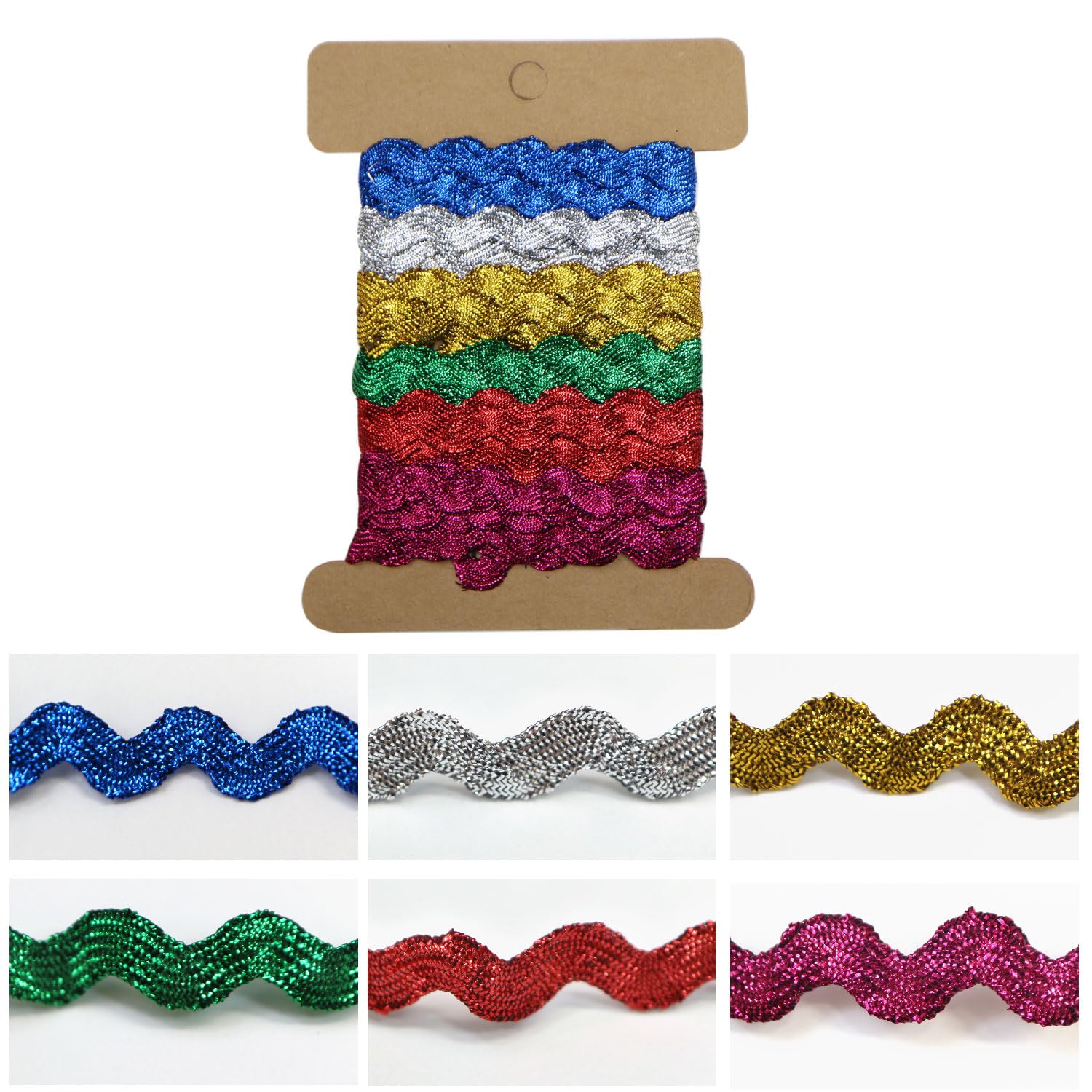 Amazon.co.jp: 手芸用 ブレード 波型 6色セット 【光沢 ミックス】 幅